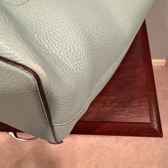 Kate Spade Harlow Soft Teal Leather Tote - Picture 10 of 13